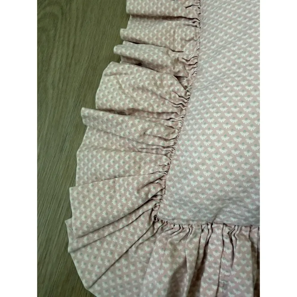 Vintage Handmade Quilt Quilted Patchwork Throw Pillow Cottagecore Granny Floral